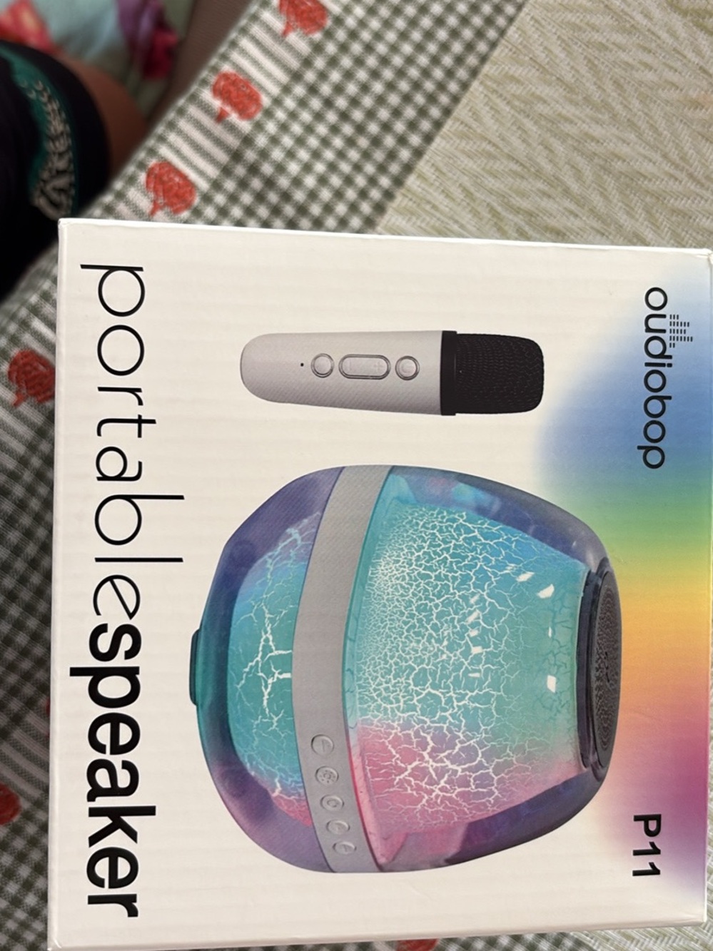 P11 Portable Speaker - Multicolor Crackle Finish